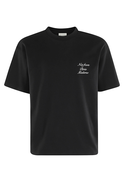 Shop Drôle De Monsieur Le T Shirt Slogan Cursive In Black