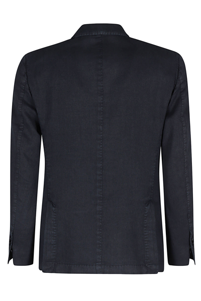 Santaniello Corda Rotta Di Cotone High Twist Sovratinto Frosted In B Blu