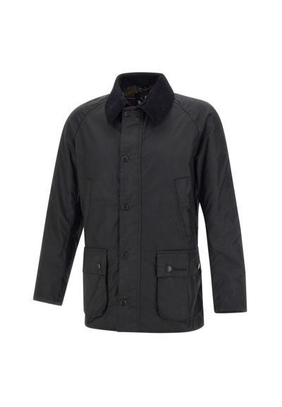 Shop Barbour Ashby Wax Jacket In Black