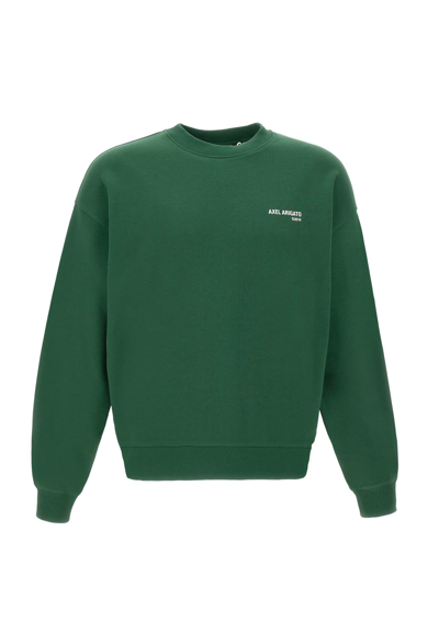 Shop Axel Arigato Spade Cotton Sweatshirt In Green