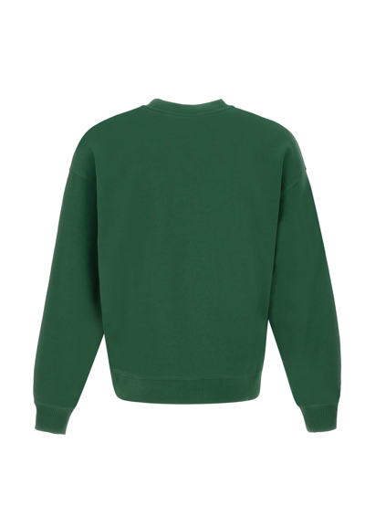 Shop Axel Arigato Spade Cotton Sweatshirt In Green