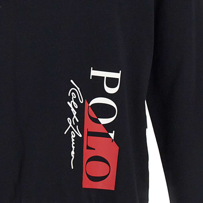 Shop Polo Ralph Lauren Cotton Sweater In Black