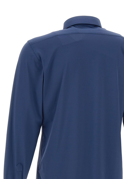 Shop Rrd - Roberto Ricci Design Oxford Open Shirt In Blue