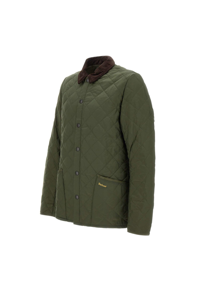 Shop Barbour Heritage Liddesdale Quilt Jacket In Green
