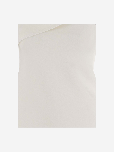 Shop Jacquemus La Mini Robe Aro In White
