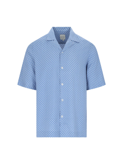 Shop Paul Smith Shirt In Light Blue