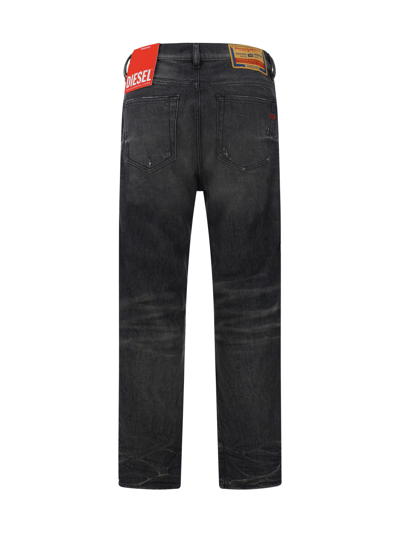 Shop Diesel 2020 D-viker Jeans In 008 - Black/denim
