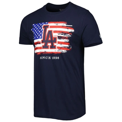 Shop New Era Navy Los Angeles Dodgers 4th Of July Jersey T-shirt