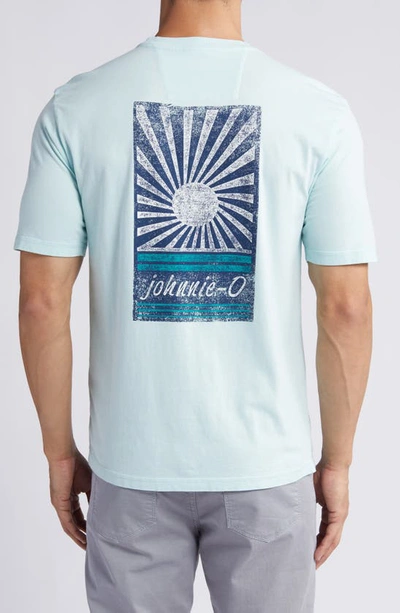 Shop Johnnie-o Jo Sunset Cotton Graphic T-shirt In Whaler