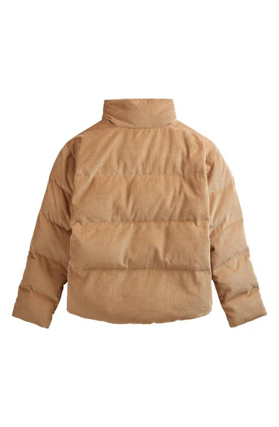 Picture Organic Clothing Nury Organic Cotton Corduroy Puffer Jacket In Dark Stone