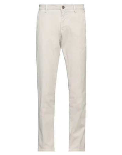 Shop Fradi Man Pants Sand Size 31 Cotton, Elastane In Beige