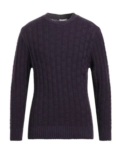 Shop Altea Man Sweater Purple Size S Virgin Wool