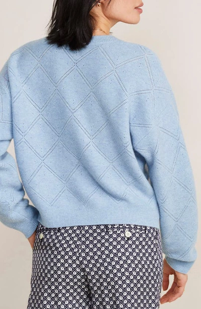Shop Vineyard Vines Cashmere Pointelle Sweater In Jake Blue