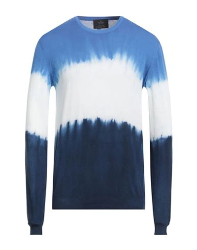 Shop Macchia J Man Sweater Pastel Blue Size L Cotton