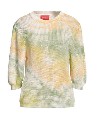 Shop Ouvert Dimanche Woman Sweater Sage Green Size Onesize Cotton