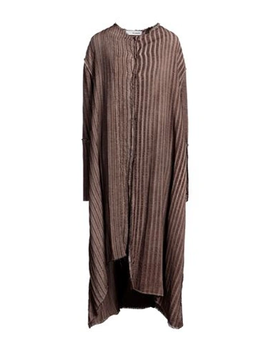 Shop Un-namable Woman Cardigan Brown Size 8 Viscose, Silk