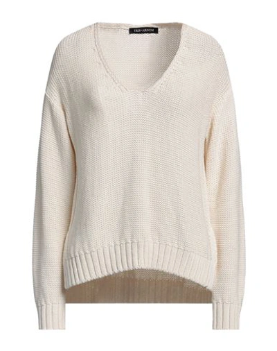 Shop Iris Von Arnim Woman Sweater Ivory Size S Silk, Cotton In White