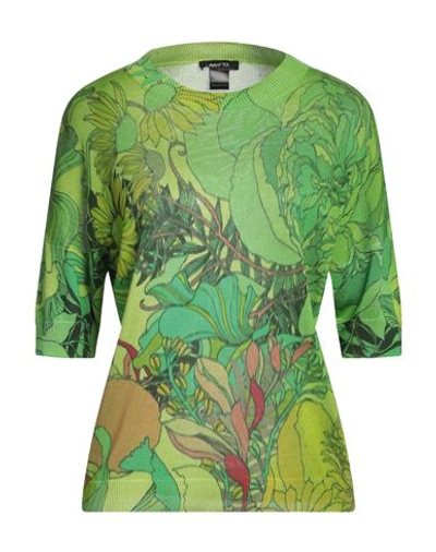 Shop Avant Toi Woman Sweater Green Size S Silk