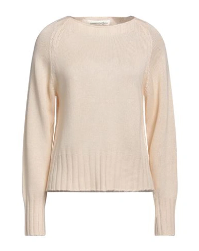 Shop Lamberto Losani Woman Sweater Cream Size 4 Silk, Cashmere In White