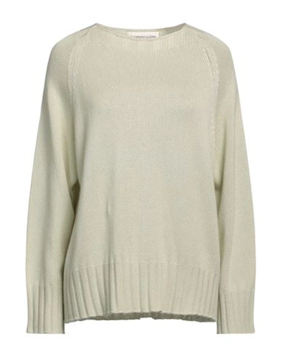Shop Lamberto Losani Woman Sweater Light Green Size 14 Silk, Cashmere