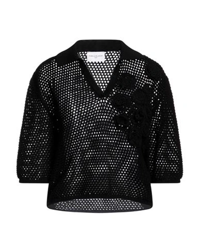 Shop Isabelle Blanche Paris Woman Sweater Black Size M Cotton