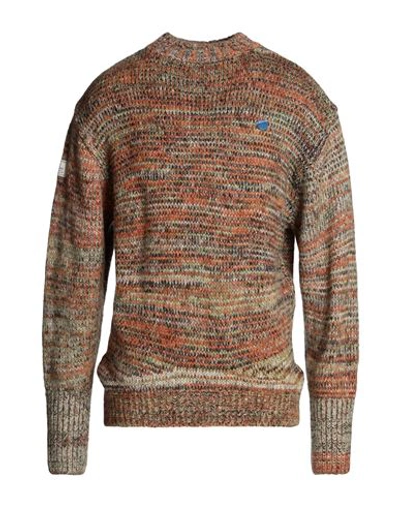 Ader Error Man Sweater Orange Size 2 Acrylic, Nylon, Alpaca Wool, Wool In Orange