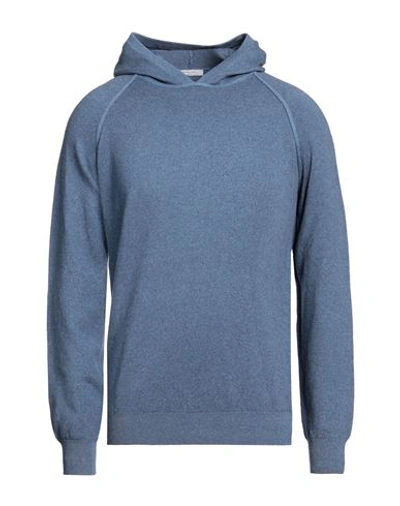 Shop Boglioli Man Sweater Slate Blue Size M Cotton, Cashmere, Silk