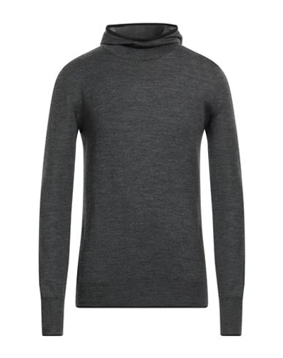 Jil Sander + Man Sweater Charcoal Size 38 Virgin Wool, Polyamide In Grey