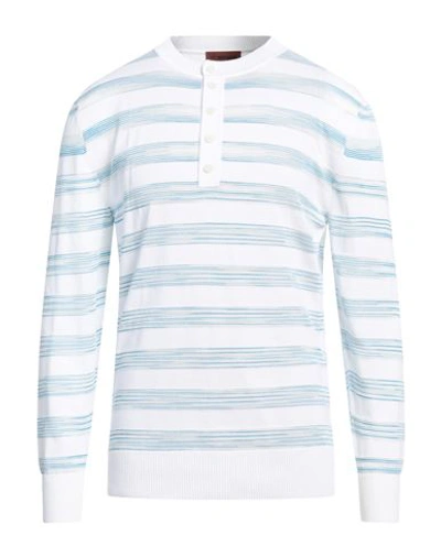 Missoni Man Sweater White Size 42 Cotton, Viscose In White