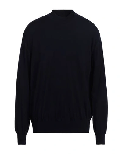 Shop Brioni Man Sweater Navy Blue Size 50 Wool
