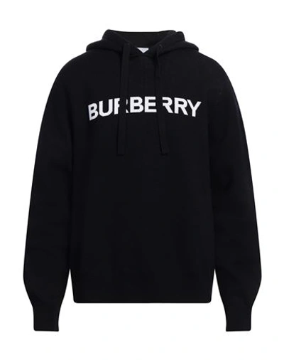 Shop Burberry Man Sweater Midnight Blue Size M Wool, Cotton