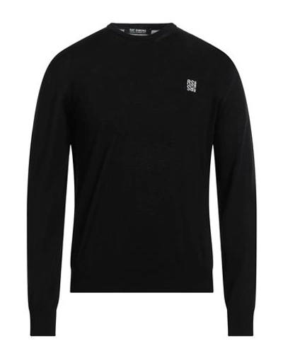 Shop Raf Simons Man Sweater Black Size L Merino Wool