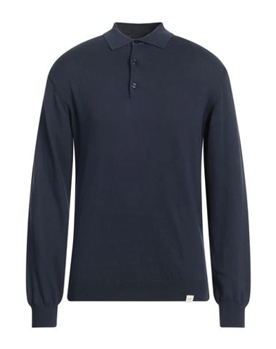 Liu •jo Man Man Sweater Navy Size Xxl Cotton In Navy Blue