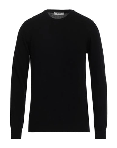 Shop Alpha Studio Man Sweater Black Size 44 Wool, Cashmere