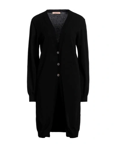 Shop Twinset Woman Cardigan Black Size Xs Viscose, Polyester