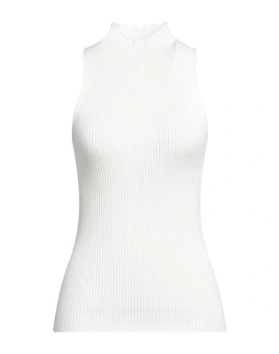 Shop Twinset Woman Top Ivory Size L Viscose, Polyester In White