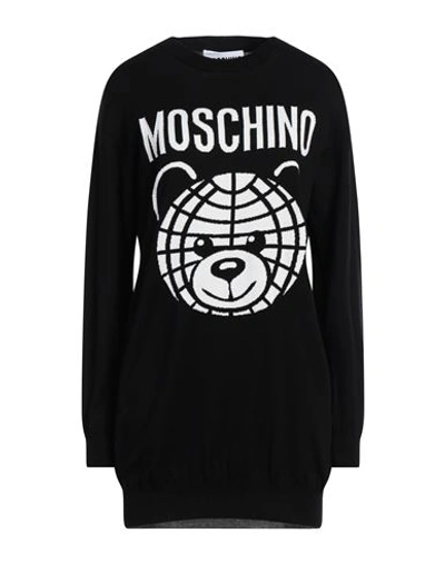 Shop Moschino Woman Sweater Black Size Xs Cotton, Polyamide, Elastane
