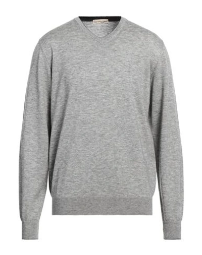 Shop Cashmere Company Man Sweater Light Grey Size 42 Wool, Cashmere, Silk, Nylon