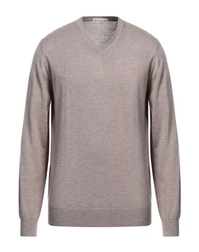 Shop Cashmere Company Man Sweater Dove Grey Size 46 Wool, Cashmere, Silk, Nylon