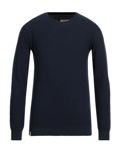 Shop Fred Mello Man Sweater Midnight Blue Size L Cotton, Nylon
