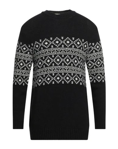 Shop Cashmere Company Man Sweater Midnight Blue Size 42 Wool, Alpaca Wool