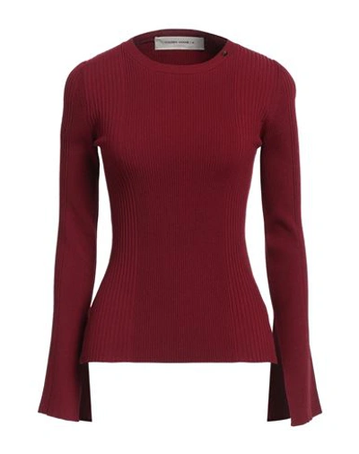 Shop Golden Goose Woman Sweater Brick Red Size S Viscose, Polyester