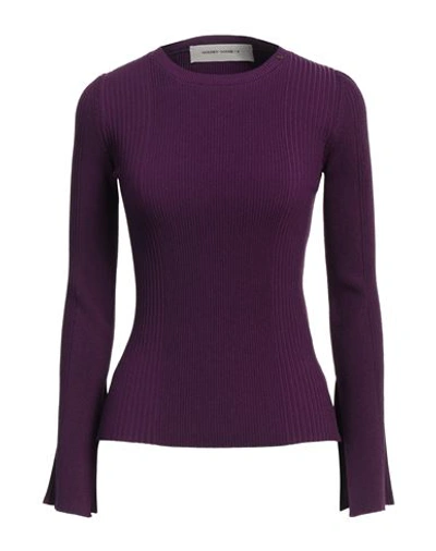 Shop Golden Goose Woman Sweater Purple Size S Viscose, Polyester