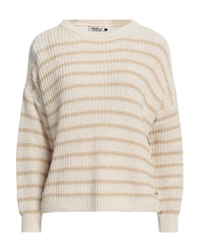 Shop Fred Mello Woman Sweater Off White Size L Acrylic, Cotton