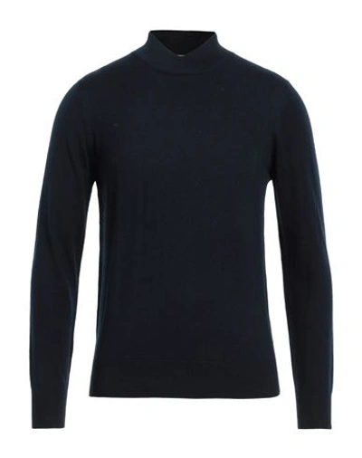 Shop Cashmere Company Man Turtleneck Midnight Blue Size 38 Wool, Cashmere, Silk, Nylon