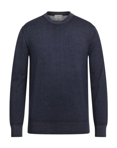 Shop Altea Man Sweater Blue Size L Virgin Wool