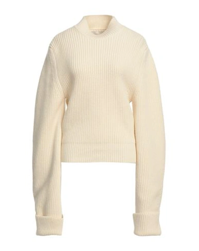 Sa Su Phi Woman Turtleneck Cream Size 6 Cashmere In White