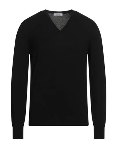 Shop Gran Sasso Man Sweater Black Size 40 Cashmere