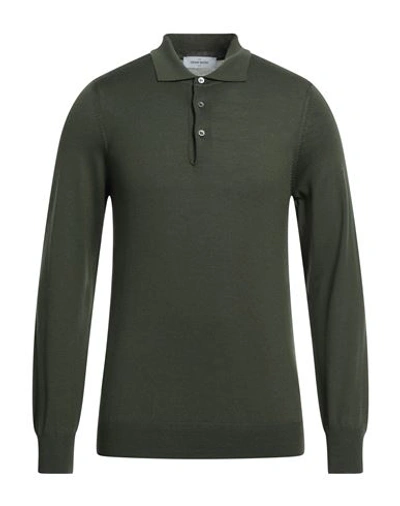 Shop Gran Sasso Man Sweater Military Green Size 46 Virgin Wool