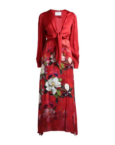 Shop 813 Ottotredici Woman Maxi Dress Red Size M Viscose